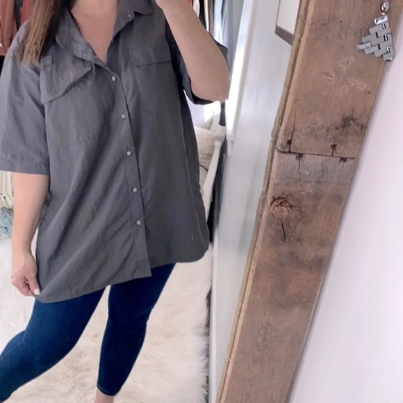 Wrangler mens shirt size extra large in gray color - Picture 1 of 6